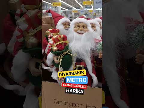 DİYARBAKIR METRO YILBAŞI SÜSLERİ HARİKA DEĞİL Mİ ?#diyarbakır