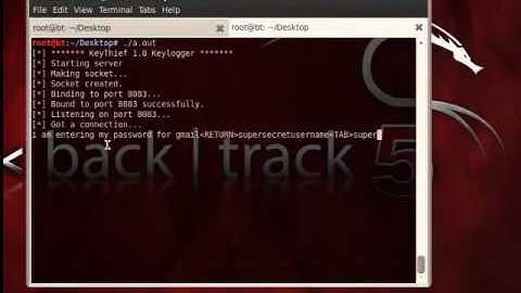 Remote key logger in C++