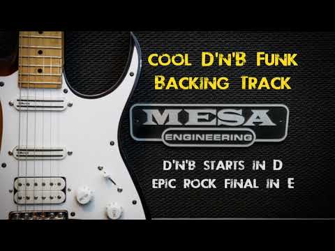 cool-drum'n'bass-funk-guitar-backing-track-(d)