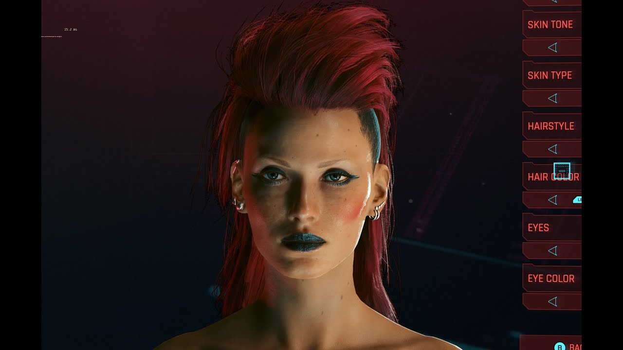 Cyberpunk 2077 Character Creation Female V New Hairstyles 16 Update   YouTube