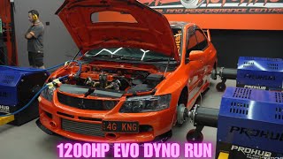 1200HP Evo Dyno run \& workshop walk around - Elite Autohaus