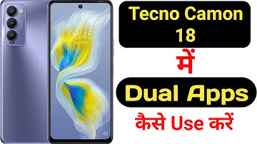 How to enable dual apps in Tecno Camon 18 || Tecno Camon 18 me dual apps kaise enable kare ||