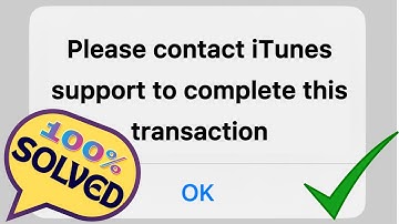 Please contact iTunes support to complete this transaction | Apple ID could not created |iTech World