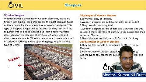Sleepers | How to calculate Sleeper Density | Railway Engineering | Online Class | 4th Sem | DCE