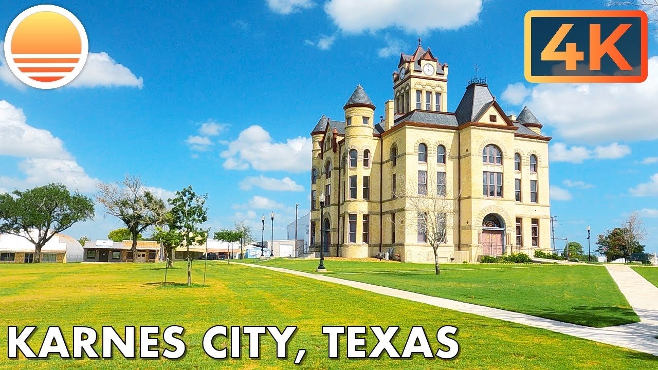 🇺🇸 [4K60] Karnes City, Texas! 🚘 Drive with me in a Texas town! YouTube