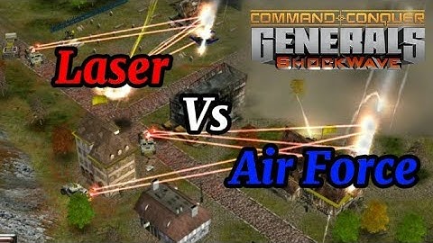 C&C Generals Shockwave - Defeating airforce general with airforce