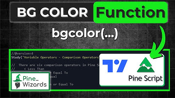 BG Color In Pinescript Lesson 16 | Pine Script Course