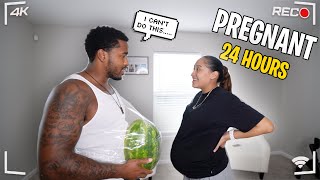 FIANCE TRIES TO BE PREGNANT FOR 24 HOURS *HILARIOUS*