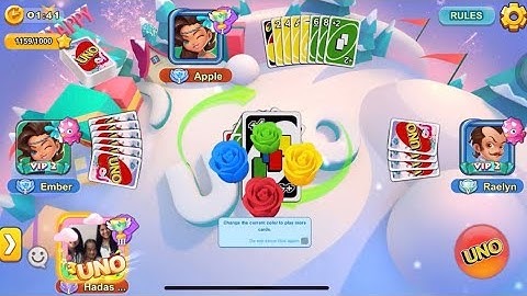 How to win Facebook Uno Card Games? Try to keep the +4 till the very end! (Ranked mode -Go Wild x80)