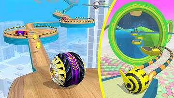 Going Balls Vs Action Balls All Levels Gameplay Android iOS #357