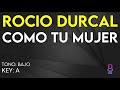 Rocio Durcal - Como Tu Mujer - karaoke Instrumental - Bajo