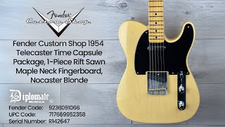 ギター Fender Custom Shop 1954 Telecaster Fender Custom Shop 1954 Telecaster Super Heavy Relic