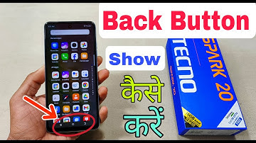 Tecno Spark 20 Back Button Show Kaise Karen | Tecno Spark 20 Back Button Back Button Kaise Lagaye |