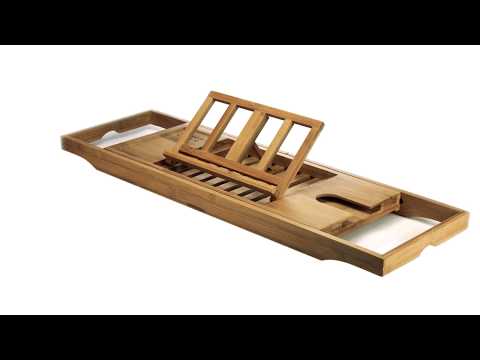 natural-bamboo-bathtub-caddy-tray-organizer-with-wine-glass-holder