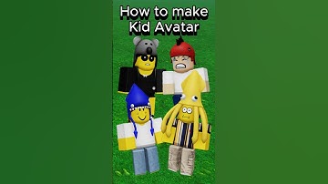 👀 How to make Kid Avatar 🤩 99 nights in the forest #99nightsintheforest #robloxavatar #roblox