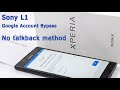 Sony Xperia L1 (G3311) Google Account Bypass No talkback 2020 METHOD Tutorial