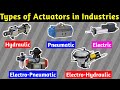 Types of Actuators in Industries । Pneumatic Vs Electro Pneumatic Actuators.