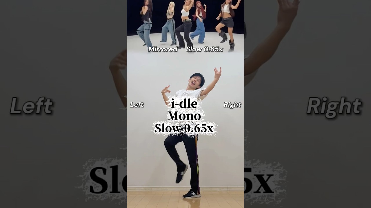 i-dle 'Mono' Dance Tutorial 0.65x slow | Dance tutorial ♪ Slow