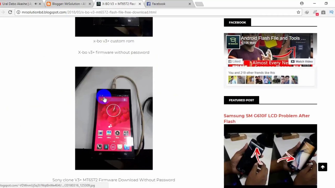 How To Download X-BO V3+ MT6572 Dead Recovery Flash File
