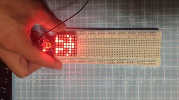 Arduino pro mini + Dot Matrix Led