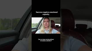 success requires emotional capacity #mindset #womanpower #successmindset