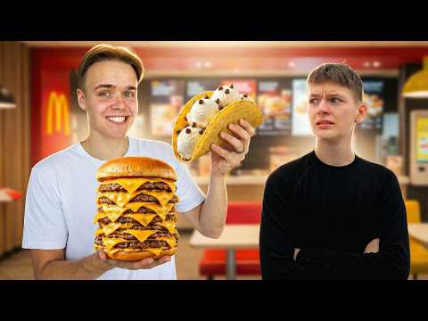 Tehdään OUTOJA Pikaruoka-Tilauksia Leevi Ikävalkon Kanssa! 🍔