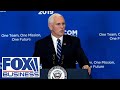 Pence participates in a 'Make America Great Again' rally in Indiana