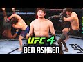 Ben askrens ground game is unstoppable cheese troll time  ea sports ufc 4 online gameplay