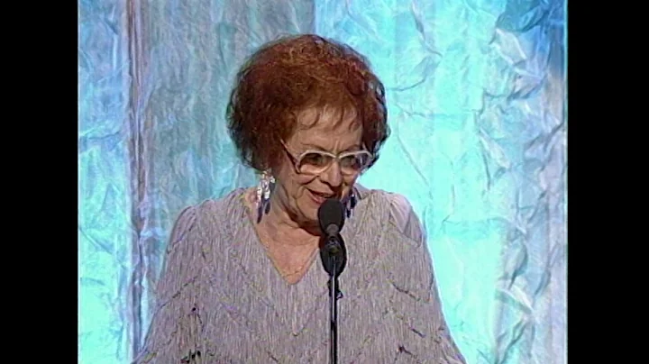 Deborah Chessler Inducts The Orioles at the 1995 R...