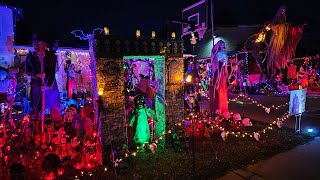 Amazing Halloween Yard Haunt with Animatronics! by Circus Maximus Halloween Channel! 2,210 views 7 months ago 10 minutes, 15 seconds