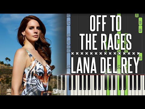 Lana Del Rey - Off to the Races (Synthesia Piano Tutorial) + FREE Sheets