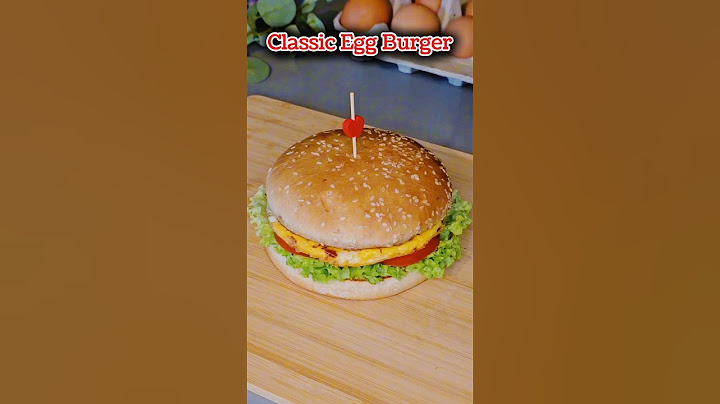 The Ultimate Classic Egg Burger: A Timeless Favourite #shorts #trending #burger