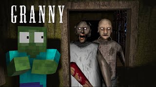 Monster School : Lost in Granny's House - Minecraft Animation screenshot 1