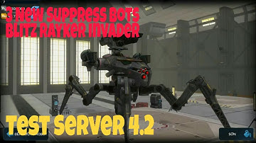 3 New Best Bots With Suppression Ability Gameplay - War Robots Test Server [4.2]