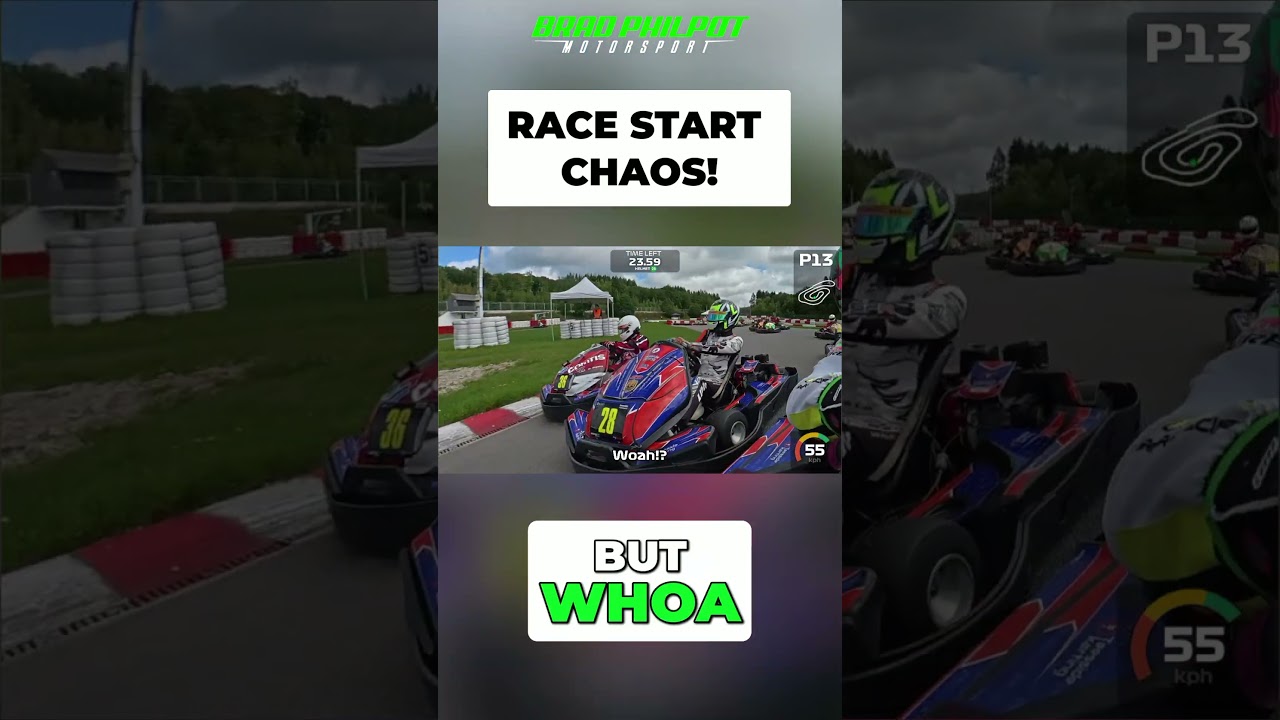 Thumbnail of Brad Philpot's video Kart Race CHAOS! From Pole to P15 and BACK! #Karting #Overtake #Crash