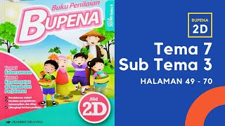 Kunci Jawaban Bupena 2D Tema 7 Sub Tema 3 Halaman 49 sampai dengan 70 | Kelas 2 SD/MI