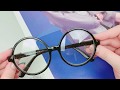 鏡框 大圓膠框造型平光眼鏡 cosplay復古造型【NY378】 product youtube thumbnail