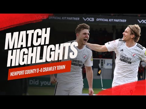 Newport Crawley Town Goals And Highlights