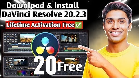 How to DOWNLOAD DaVinci Resolve Studio 20.2.3 FREE (2025)| Install DaVinci Resolve (Windows 10/11) ✅