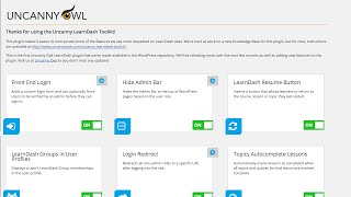 Uncanny LearnDash Toolkit