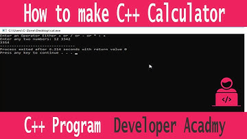 C++ Program to Make a Simple Calculator to Add, Subtract, Multiply or Divide Using switch case