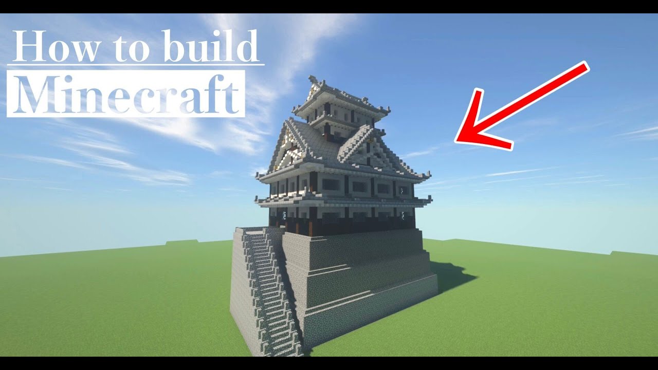 マイクラ建築 和風な城の作り方 モデル 岐阜城 和風建築 日本の城を作ってみる Youtube
