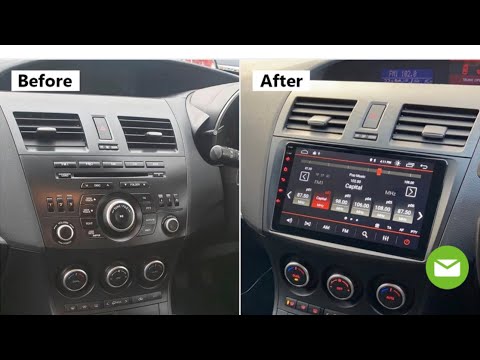 #Eonon #Mazda  Eonon Android car stereo installation in Mazda 3