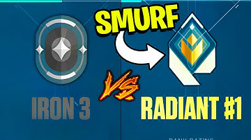 I Put a RADIANT SMURF in IRON to Prove it