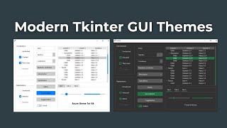 Modern Tkinter GUIs with Themes  Modern Python GUI