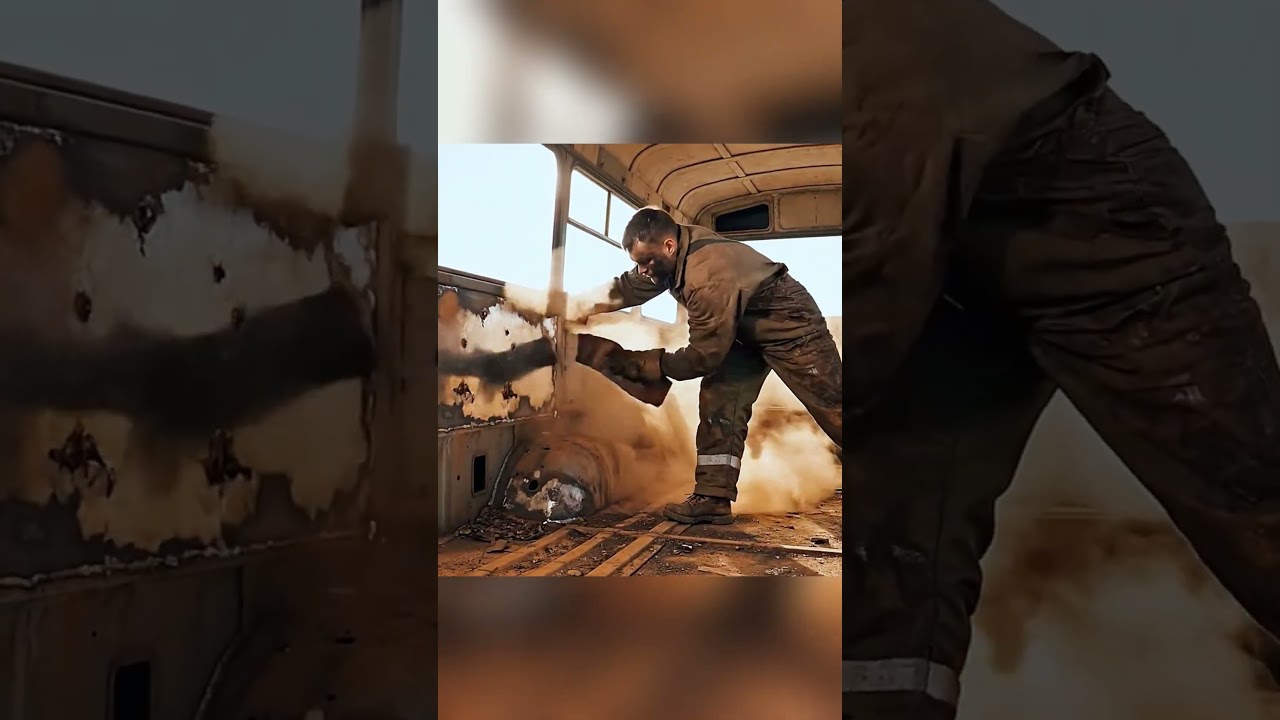 🚌 Restoring a Rare 1968 Russian PAZ-672 Bus