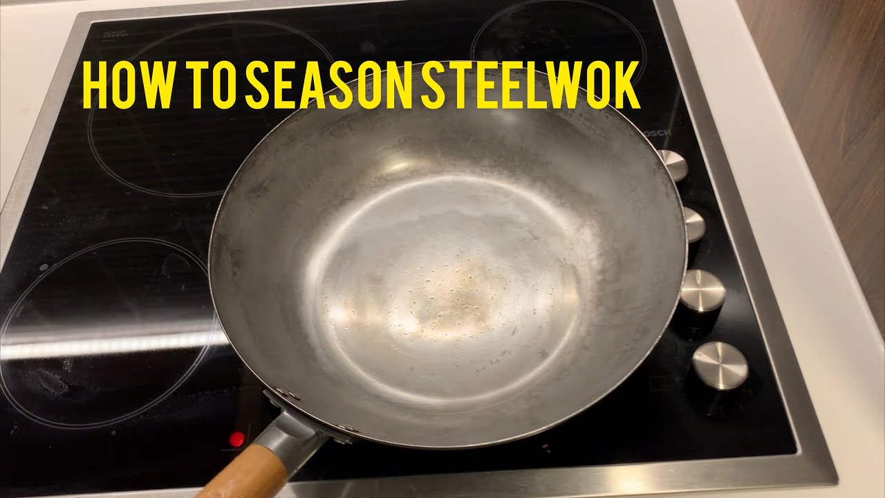 Tutorial: How to Season a Carbon Steel Wok and Make it Non-Stick - YouTube