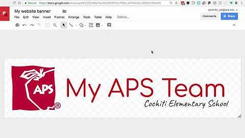 Design a web banner with Google Drawings February 2018