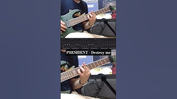Thumbnail of PRESIDENT - Destroy me ( Guitar Cover ) #president #destroyme #guitarcover #guitar #metal