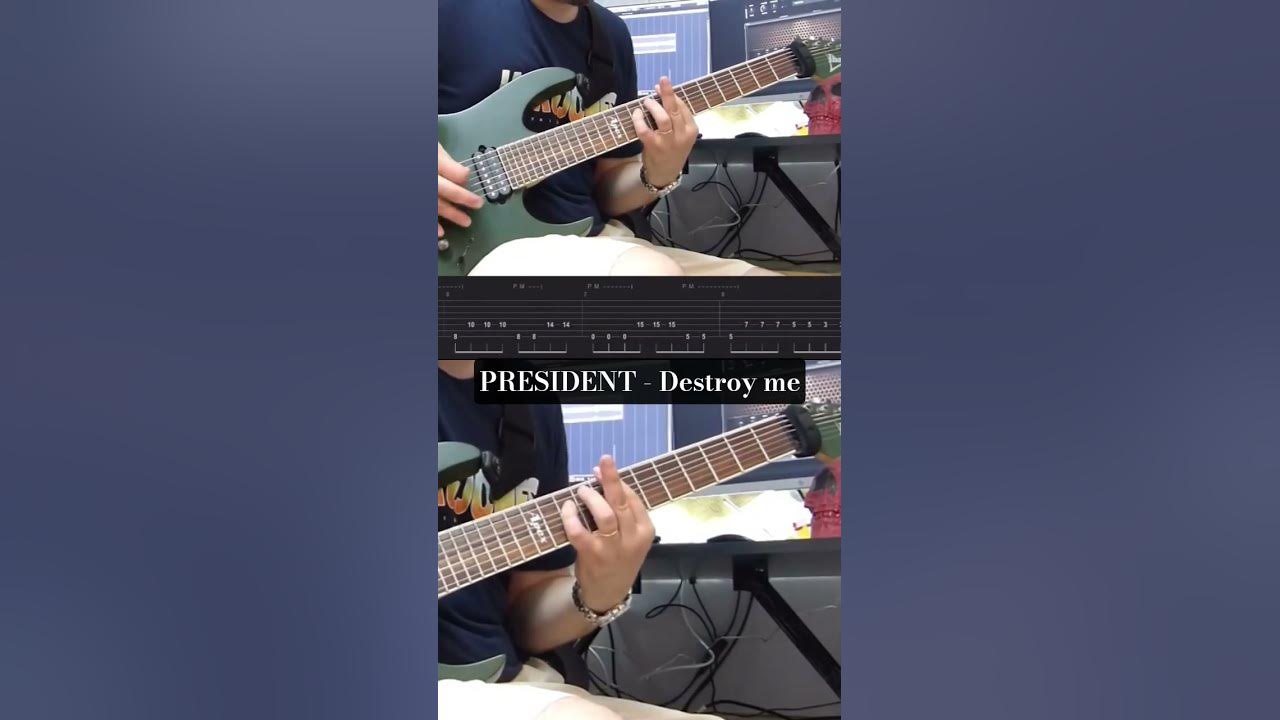 PRESIDENT - Destroy me ( Guitar Cover ) #president #destroyme #guitarcover #guitar #metal